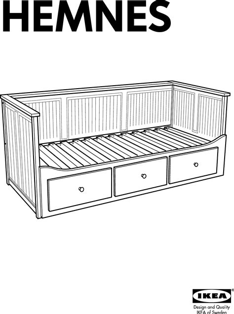 hemnes daybed instruction manual.